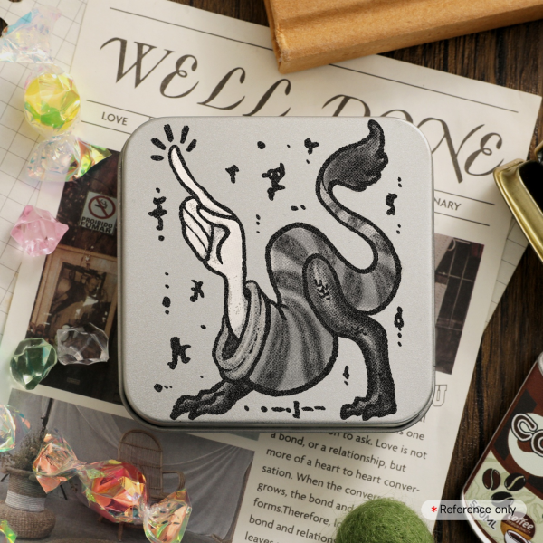 Pointy Hand Creature Metal Storage Box