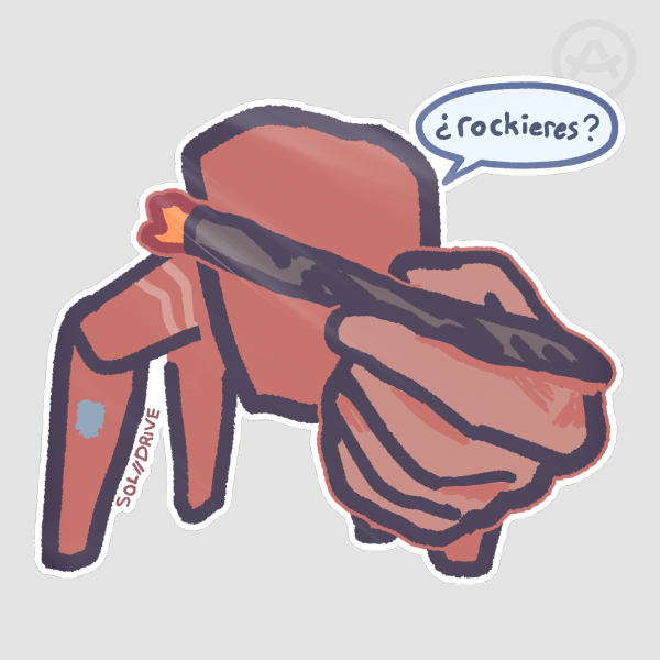 Rocky Quieres 4’’ die cut sticker