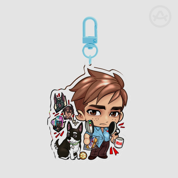 Robert Robertson the Third and Beef Keychain