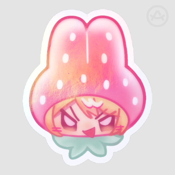 Tsukasa Strawberry Bunny Sticker