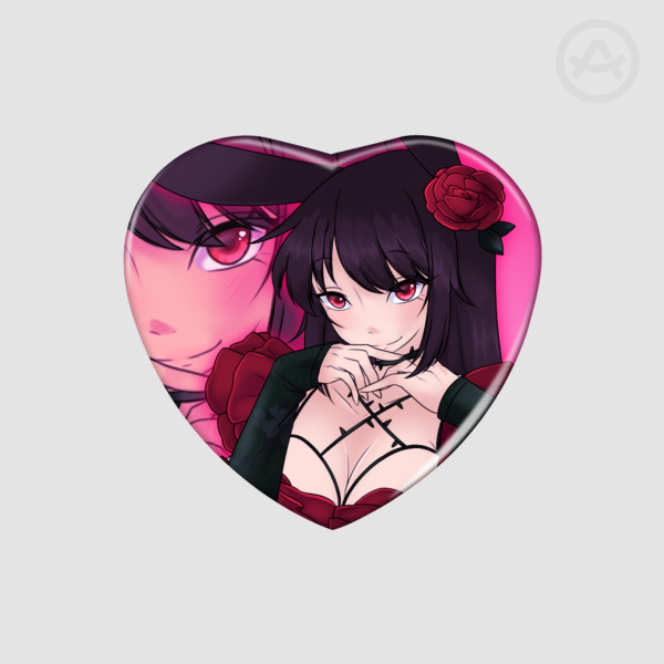 Heart Shape Hare Pin