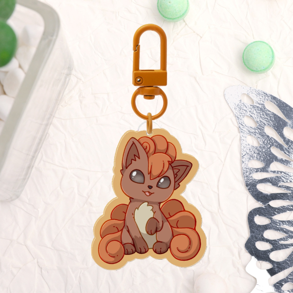 Vulpix Acrylic Charm