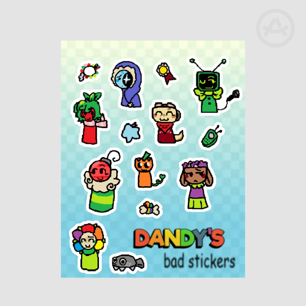 Dandy's Bad Stickers (Matte)