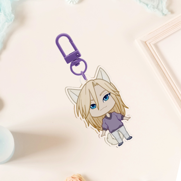 Leo Acrylic Charm