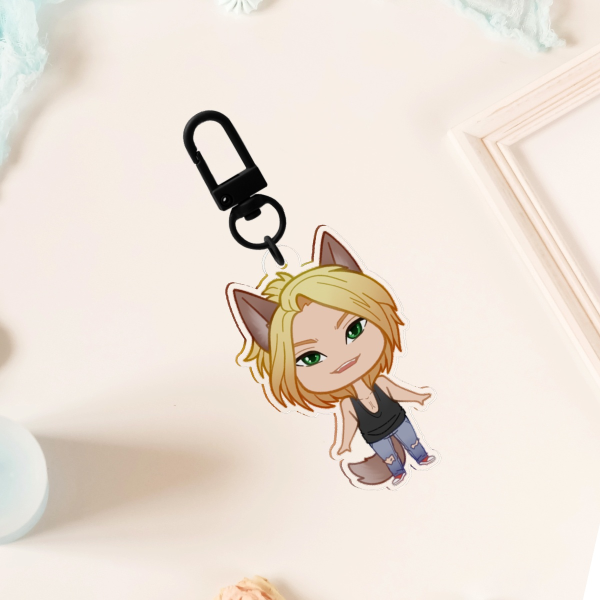 Rene Acrylic Charm