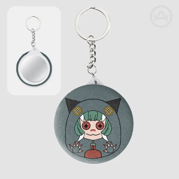 Guita Kaiju-mallow Plush Badge Mirror Keychains
