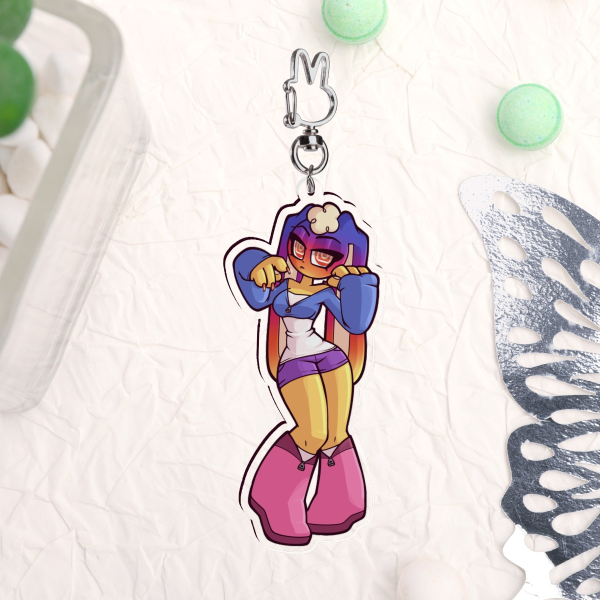 Instagram Bunny Acrylic Keychain