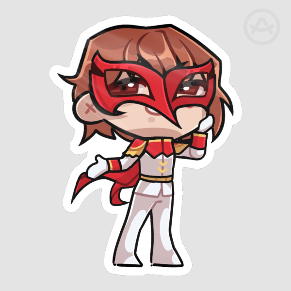 Akechi/Crow (Mask) Sticker