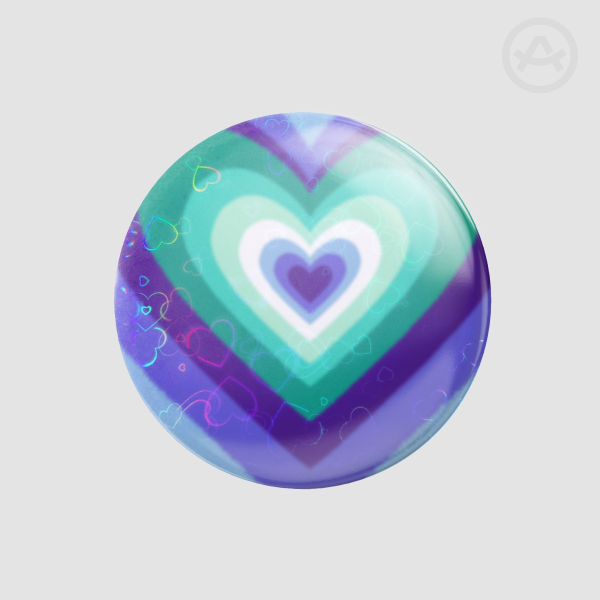 Gay heart flag