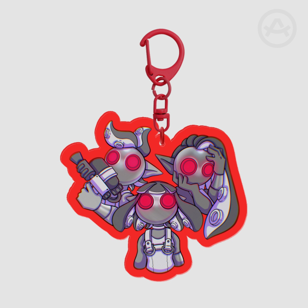 Parallel Canon Keychain