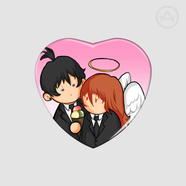 AkiAngel Button Pin