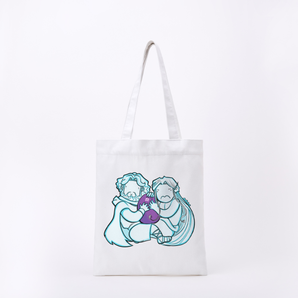 Cloudy and FLuffy Tote Bag - 15.3″x13.4″(39x34cm)