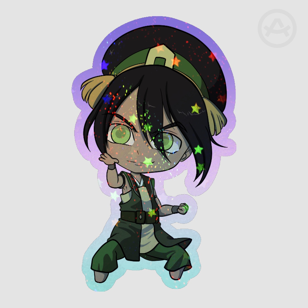 Toph Die Cut Sticker
