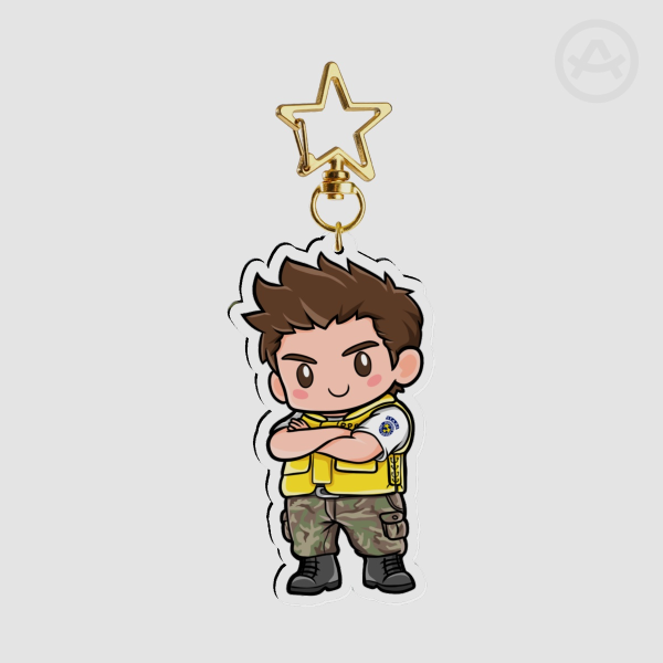 Brad Vickers Acrylic Keychain )Resident Evil 3)