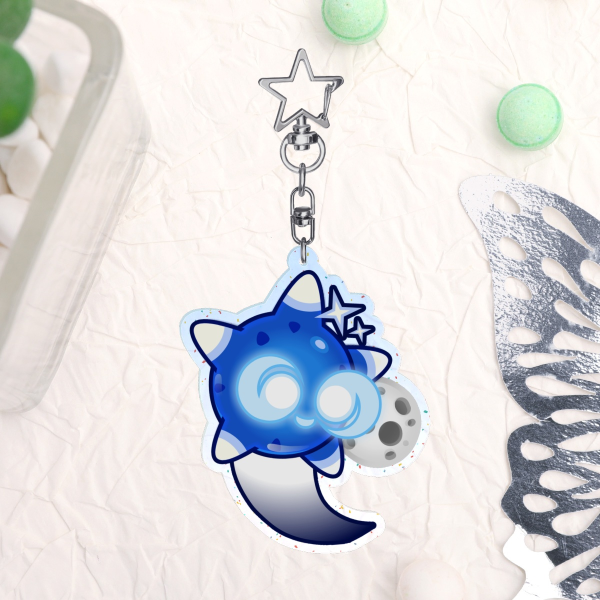 Blue Minior // Pokemon Keychain