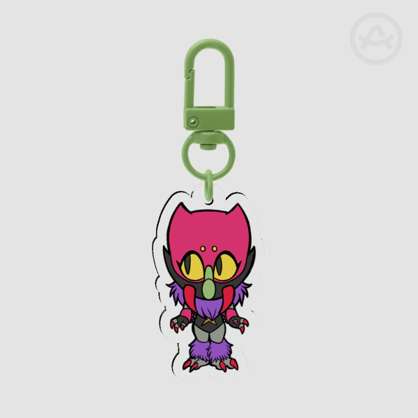 Rei Alien Clear Acrylic Keychains