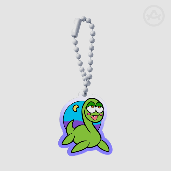 Uebita Nessie Clear Acrylic Keychains