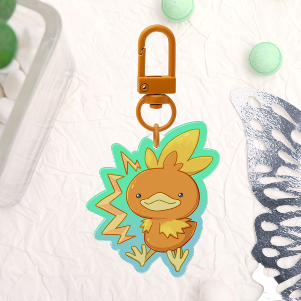 Torchic Acrylic Charm