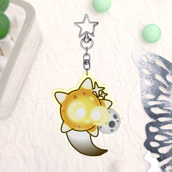 Yellow Minior // Pokemon Keychain