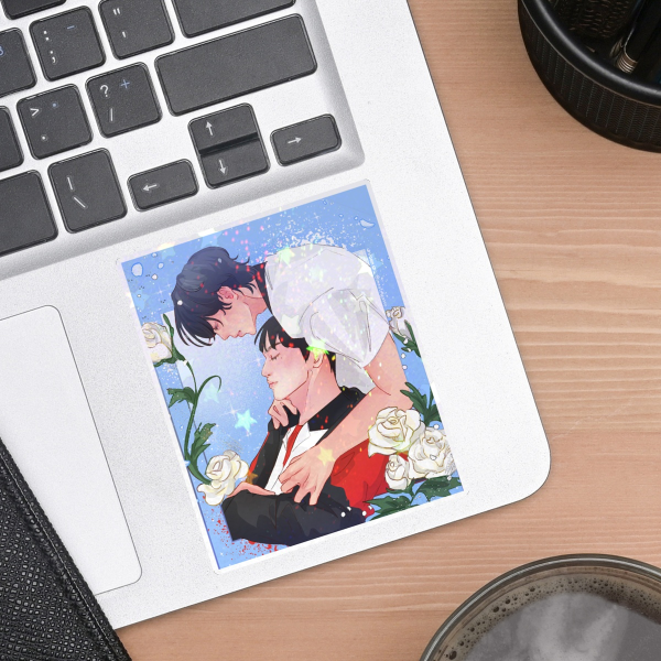 SHSE White Roses - Holo Stickers