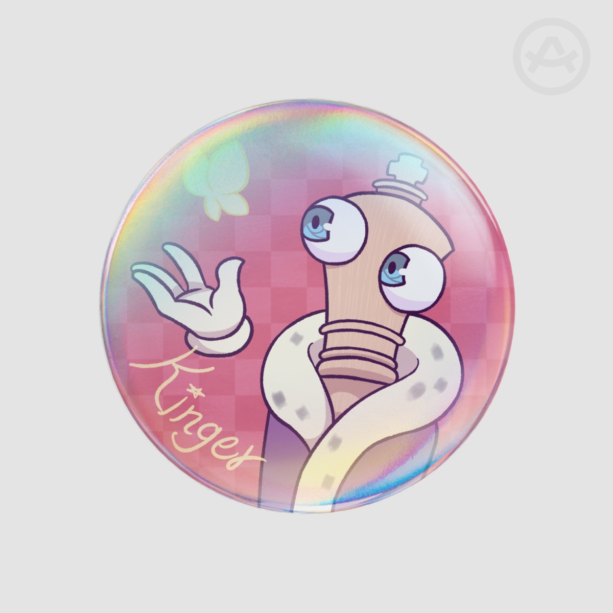 Kinger Round Badge