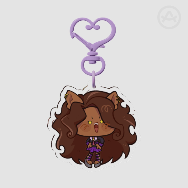 Clawdeen Wolf - Acrylic Keychain