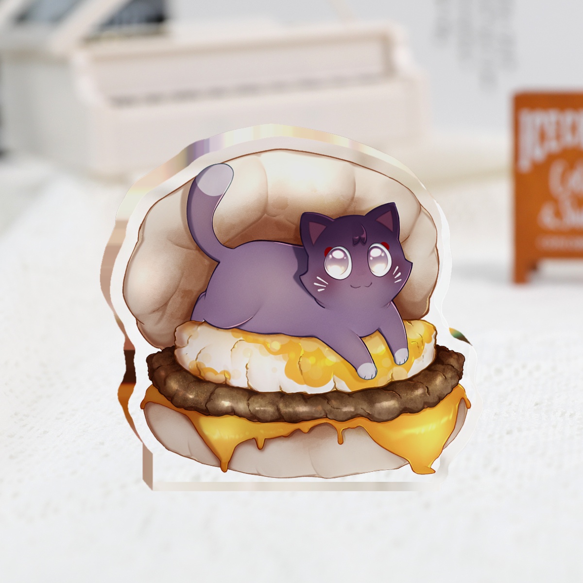KabuBurger 2.0 Thick Acrylic Stand No Base