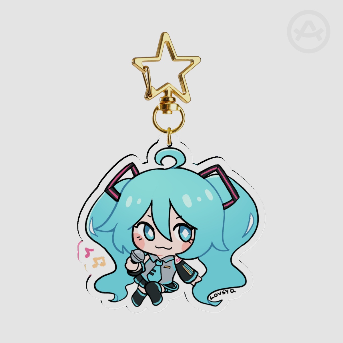 Miku Acrylic Keychain