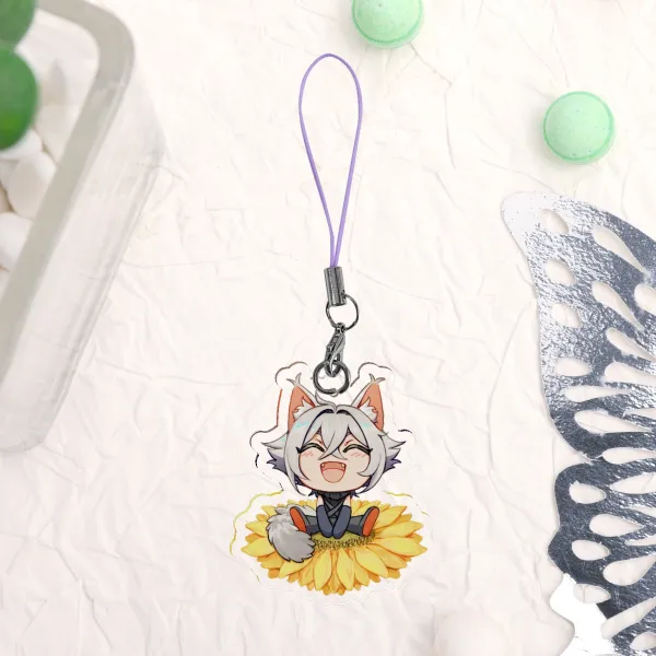Fanart | Seth | ZZZ Clear Acrylic Keychains