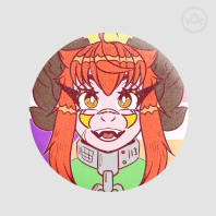 SapphixLycan Plush Badge