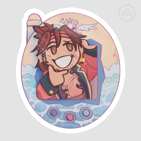 Tamagotchi Chip Sticker