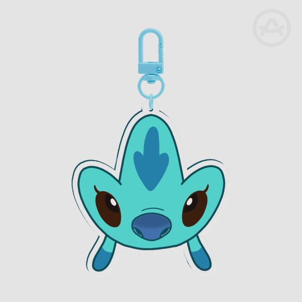 Belle Double-Sided Keychain