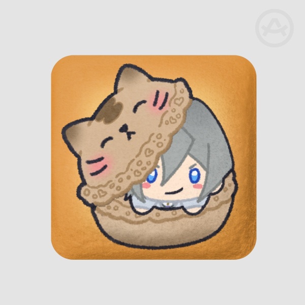 Macaron Plush Badge - Edo