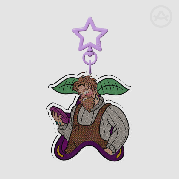 Clint Stardew Valley Clear Acrylic Keychains