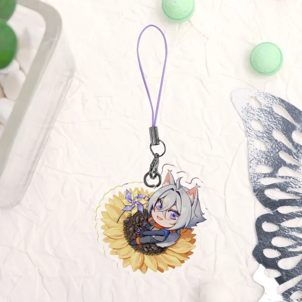 Fanart | Seth | ZZZ Clear Acrylic Keychains