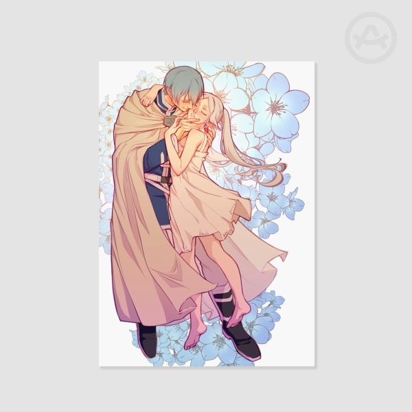 Himmel and Frieren A4 print
