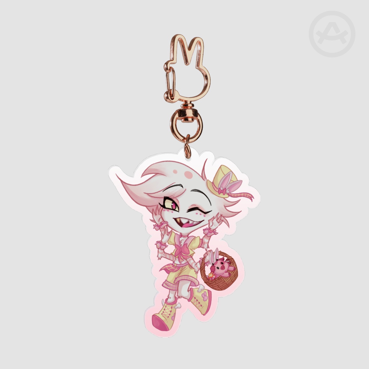Acrylic Keychain Easter Angel Dust
