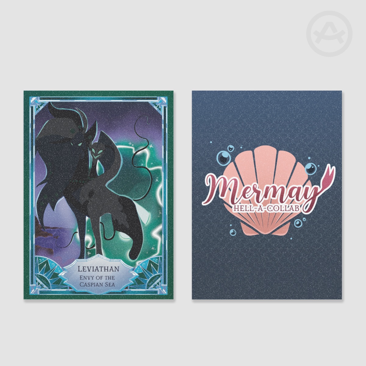 Kelpie Leviathan - Holographic Trading cards - Hellacollab Mermay collection