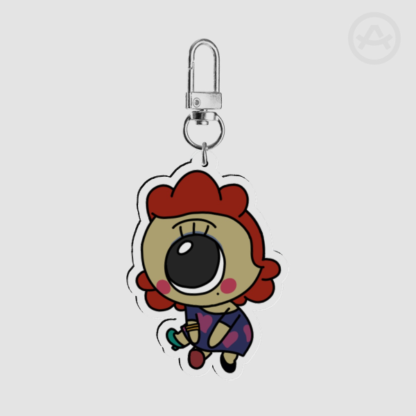 Chibi Pleakley Blush Keychain