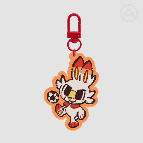 Scorbunny Keychain