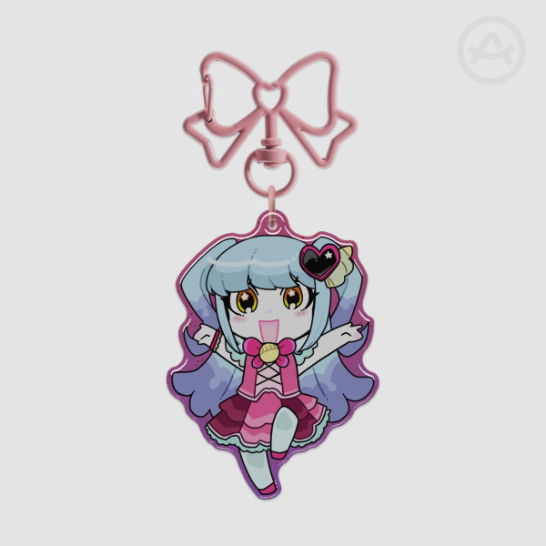 Queen of Hatred - Glitter Epoxy Keychain