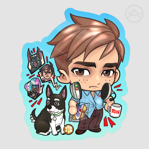 Robert Robertson the Third and Beef Sticker