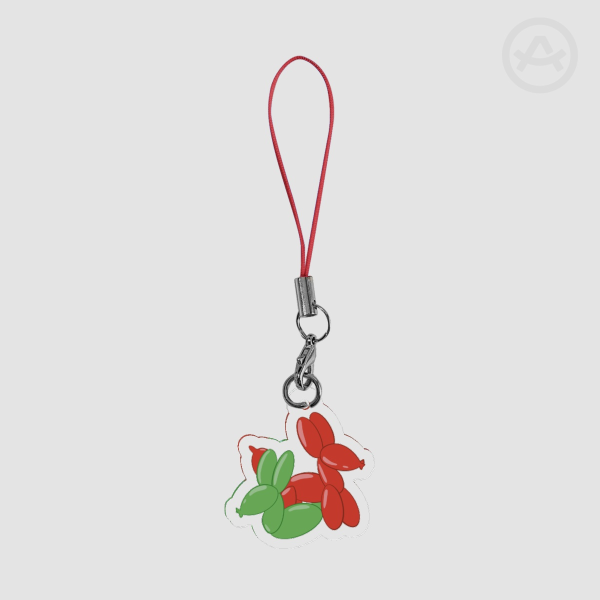 Balloon Horses Phone Charm