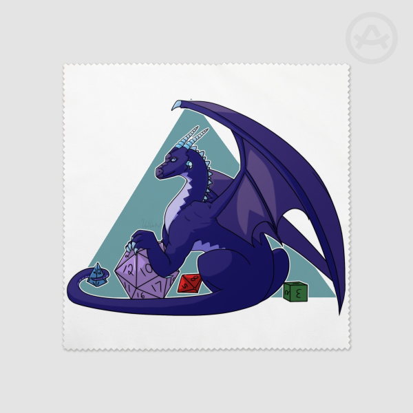 Dice Dragon - Glass Cloth