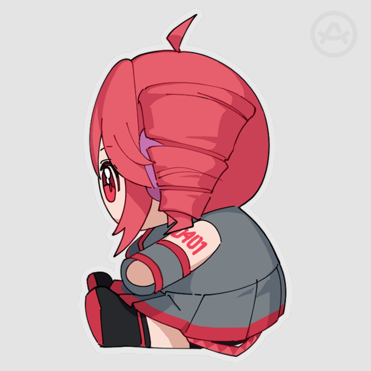 FatAssTeto Clear Vinyl Sticker