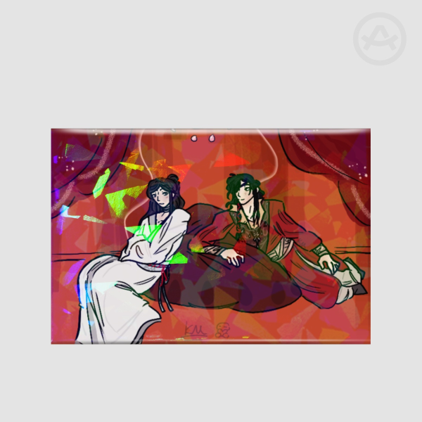 Hualian shattered glass badge