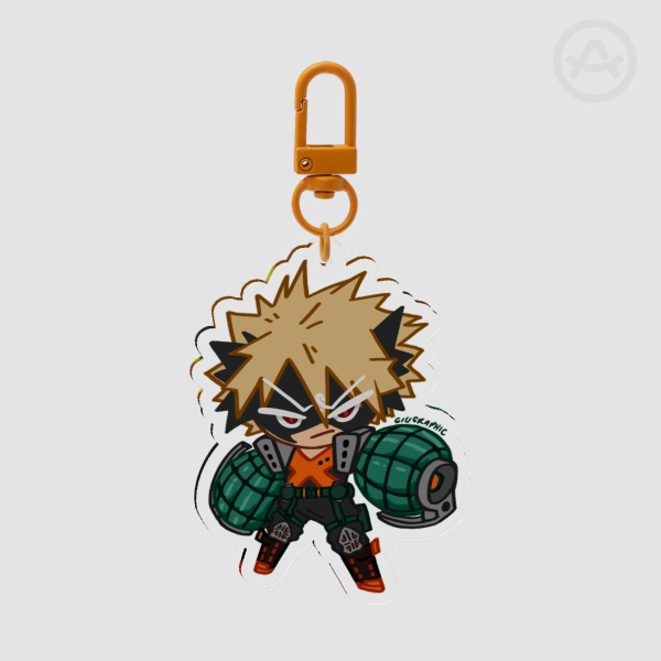 Bakugou Cookie Keychain