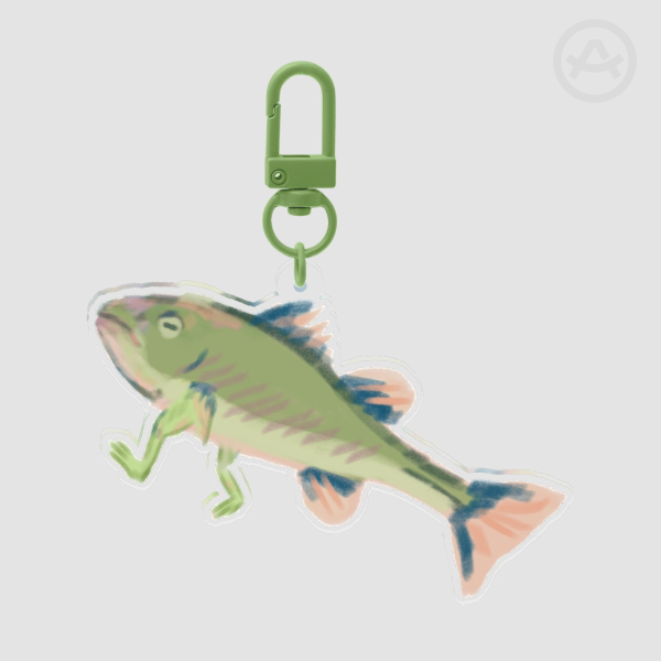 Frog Fish Keychain