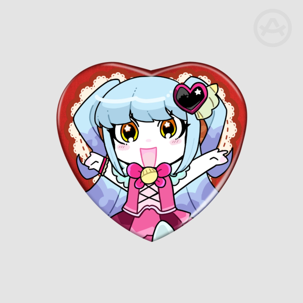 Queen of Hatred - Heart Badge