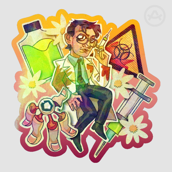 Spring Herbert West Re-Animator Sticker